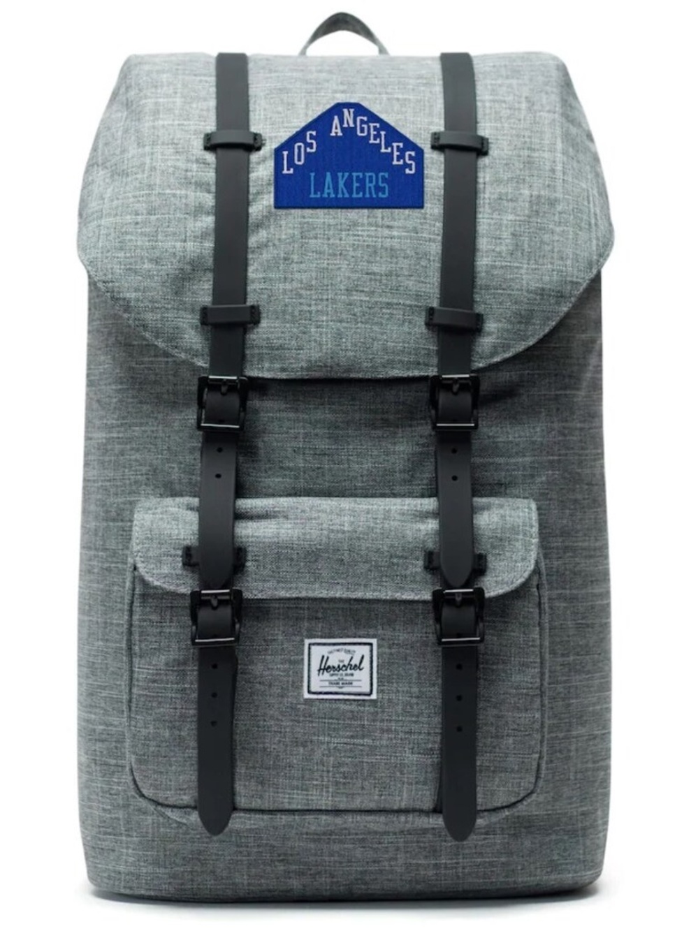 Herschel Supply Company Grey Heritage Backpack with Lakers Patch
